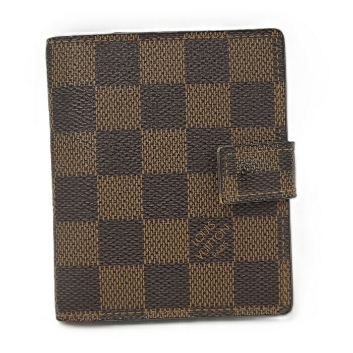 LOUIS VUITTON アジェンダ ミニ 手帳カバー ダミエ エベヌ R20705