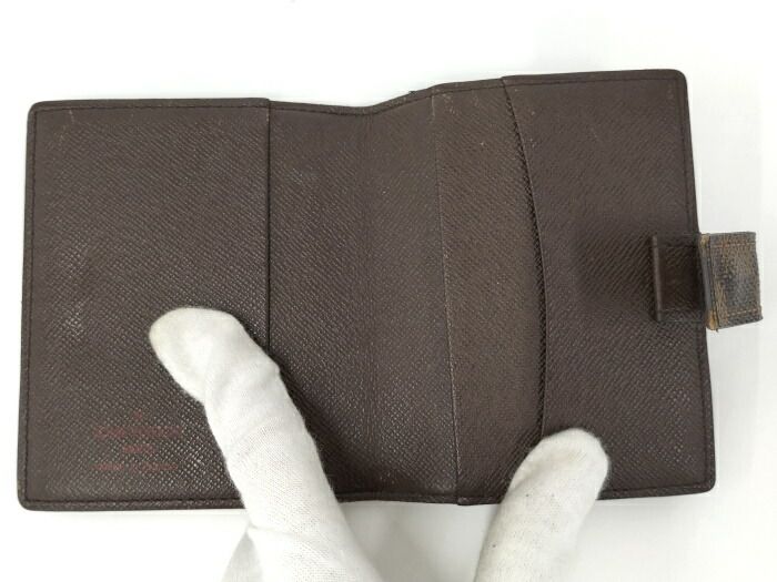 LOUIS VUITTON アジェンダ ミニ 手帳カバー ダミエ エベヌ R 20705