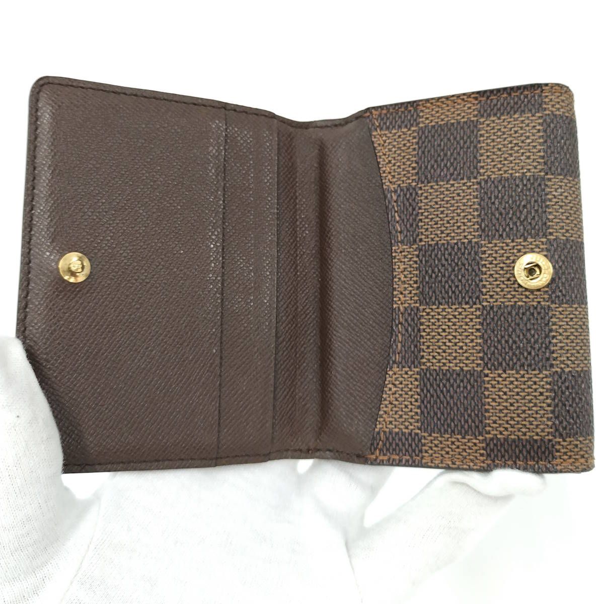 LOUIS VUITTON ラドロー コインケース ダミエ エべヌ N 62925