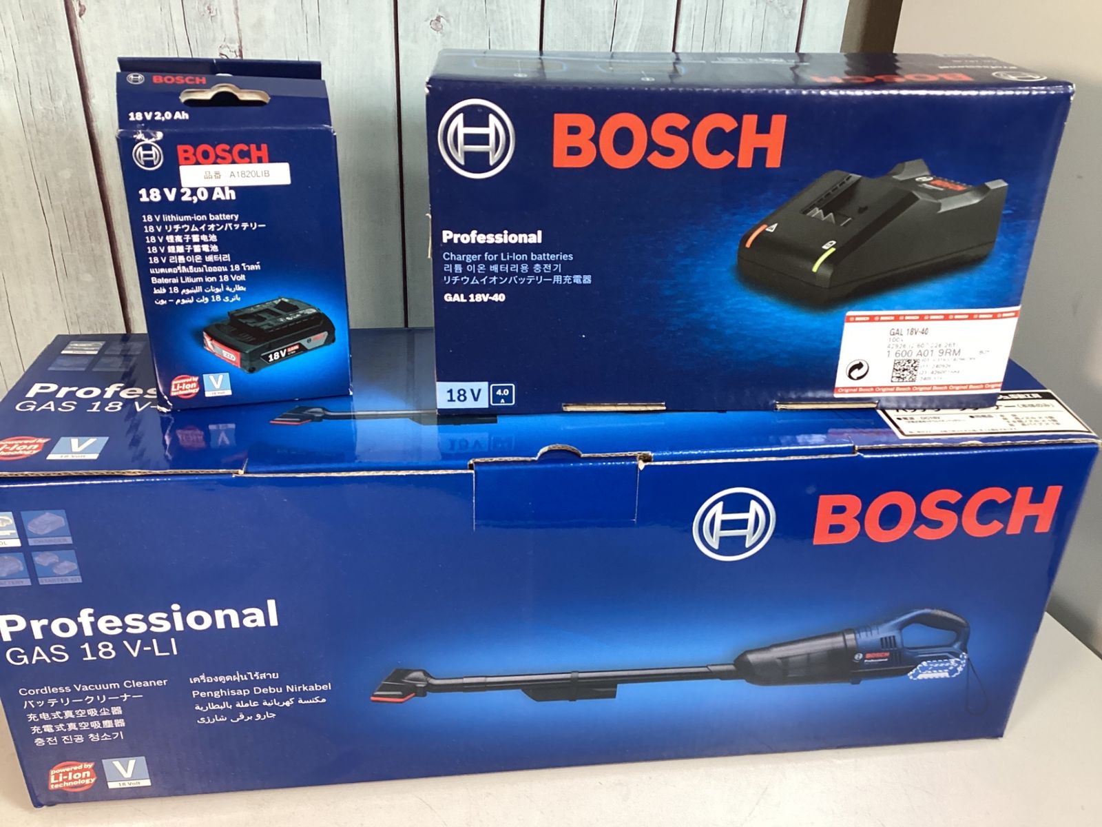 ボッシュ BOSCH 18Vバッテリークリーナー GAS18V-LI
