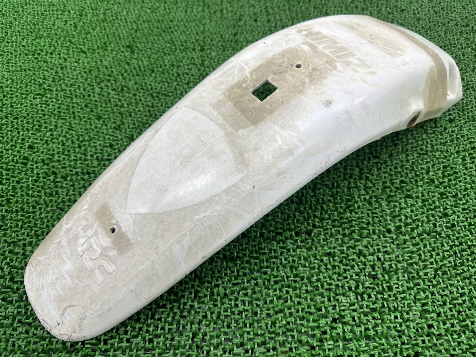 TLM 260 R リアフェンダー 白 NN 1 ホンダ バイク 部品 HRC コンペ トライアル マッドガード ペイント素材に Nu