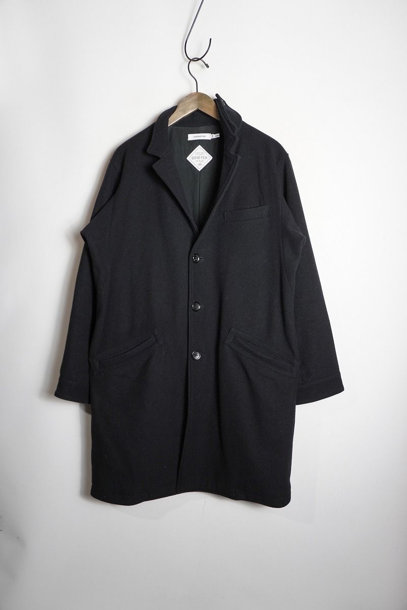 nonnative ノンネイティブ PORTER COAT LAMB WOOL MELTON WITH GORE-TEX INFINIUM NN-JU3603 ゴアテックス チェスター コート 黒 1027P