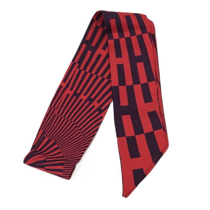 HERMES ツイリー スカーフ シルク100％