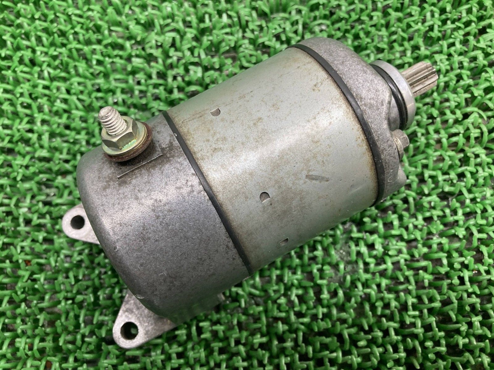 KLX 250 Dトラッカー セルモーター SM 13 カワサキ LX E 修復素材や部品取りに 割れ欠け無し 品薄 品 uT