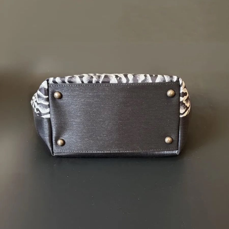 ブラックサテン 和装バック