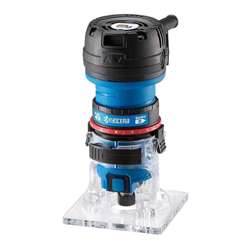 京セラ Kyocera 旧リョービ トリマ MTR-42 軸径6mm 628618A 側面コード 軽量 1.1 -簡単切込深さ調整で でも使える