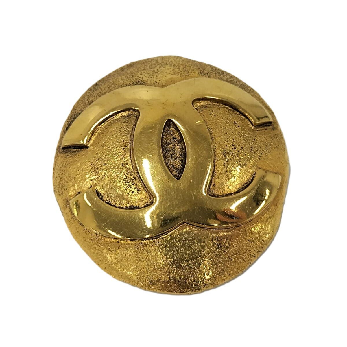 CHANEL ブローチ ココマーク ゴールド GP メッキ 2 4