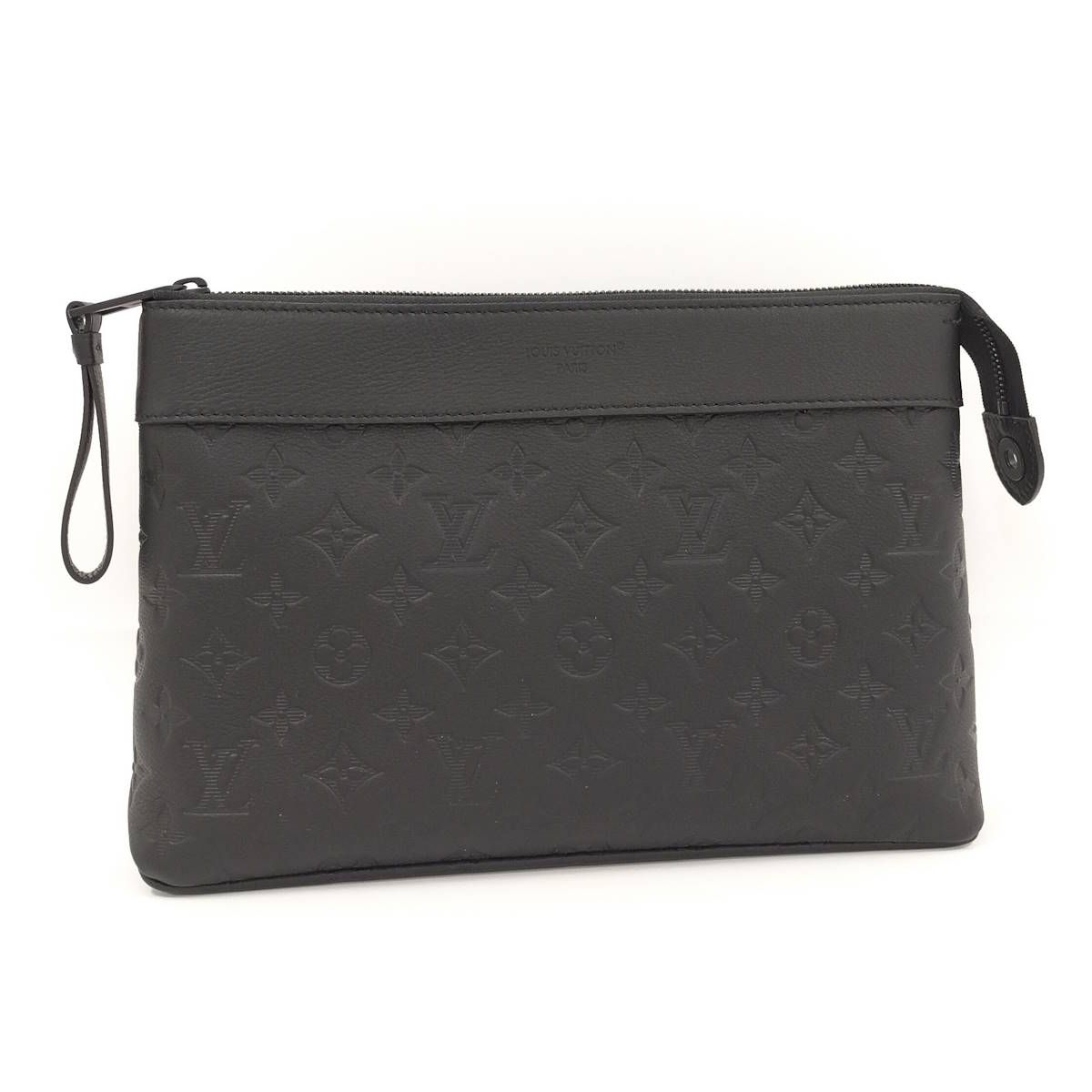 LOUIS VUITTON ヴォワヤージュ スープル クラッチバッグ モノグラム シャドウ M82545