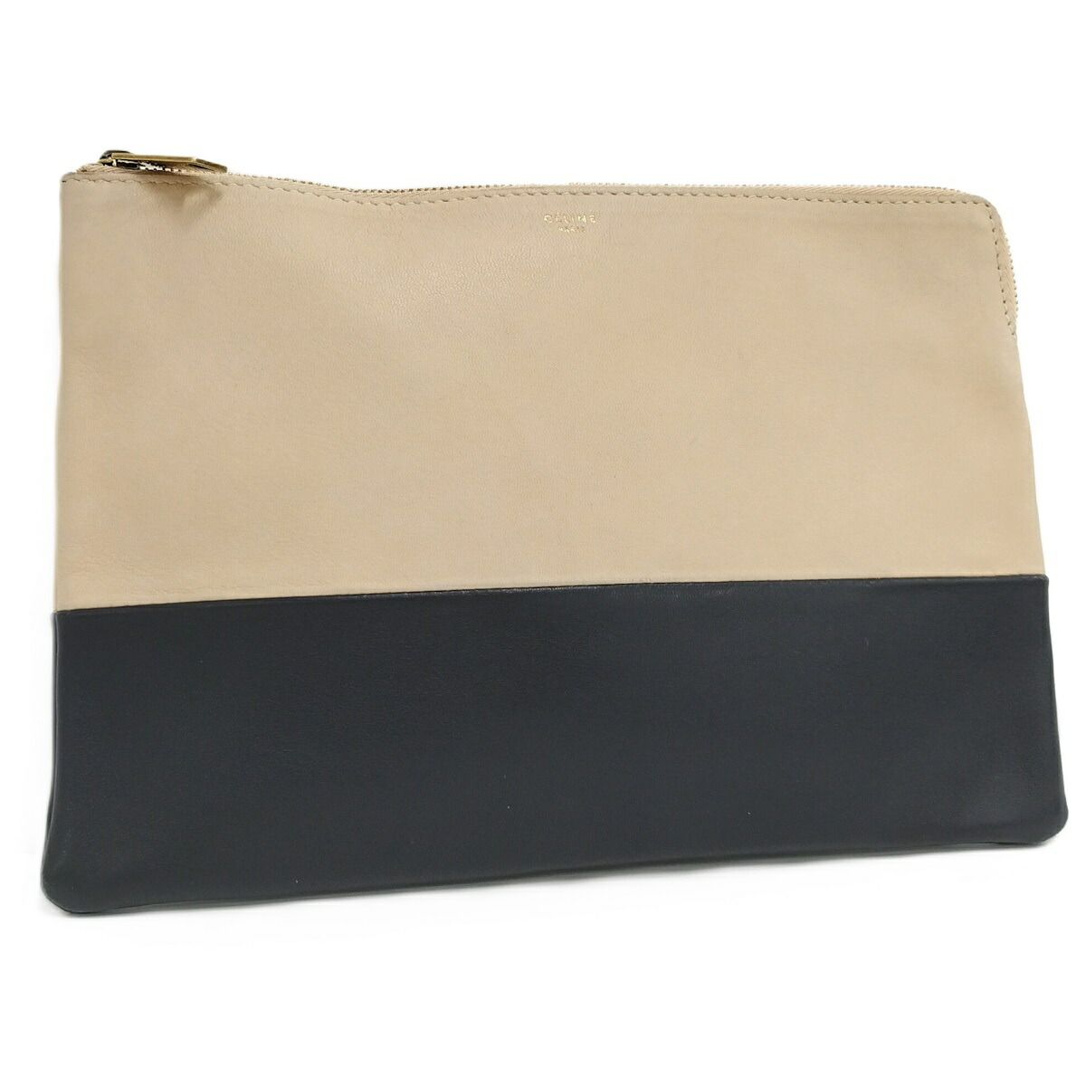 CELINE クラッチバッグ レザー バイ