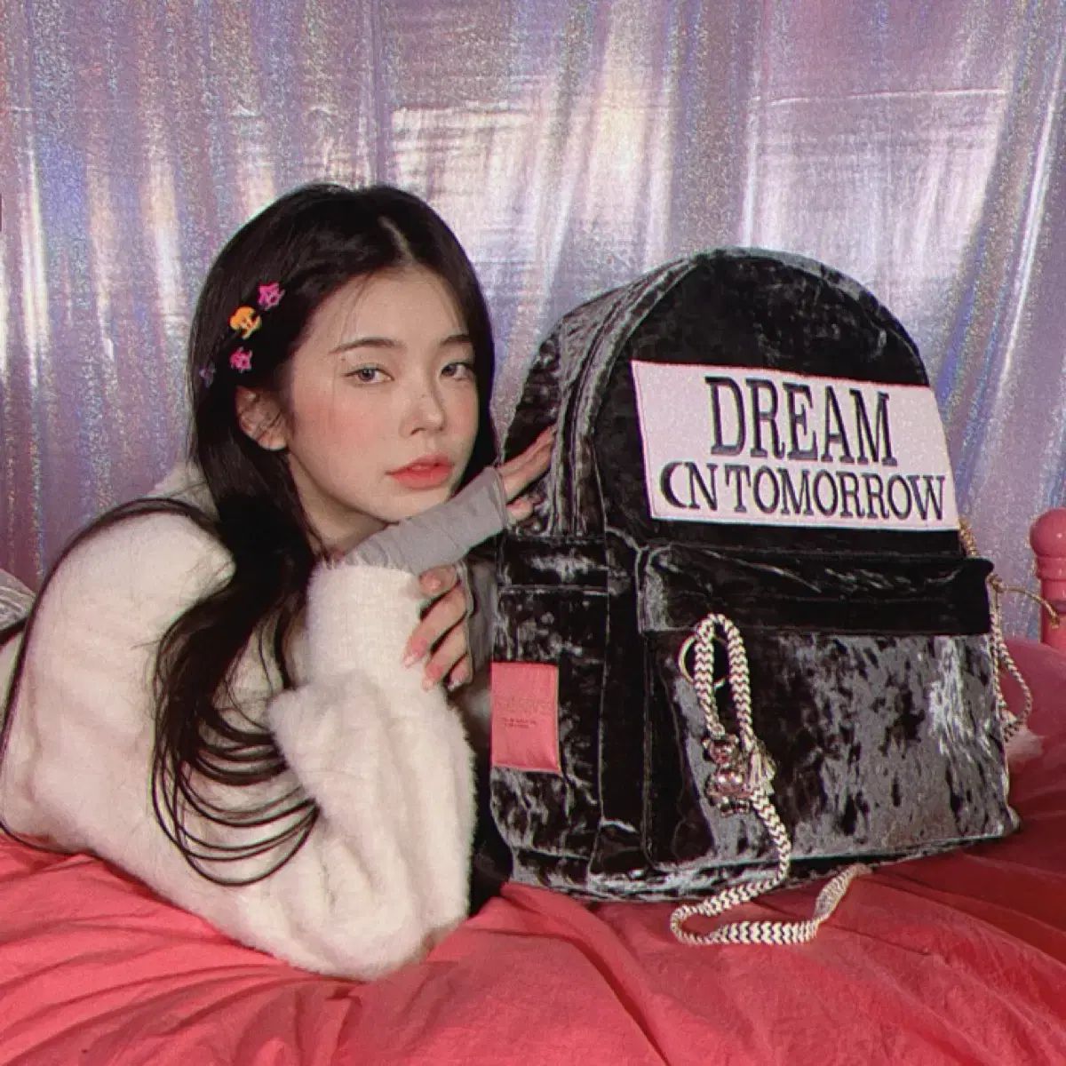 アント レーヴだヨミ モデルBLACKPINKバックパックバレエコア