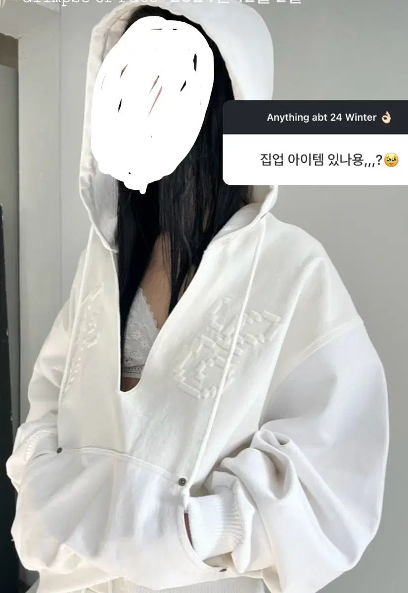 ショップ フェアリー デニム 刺繍 WHO フード 白