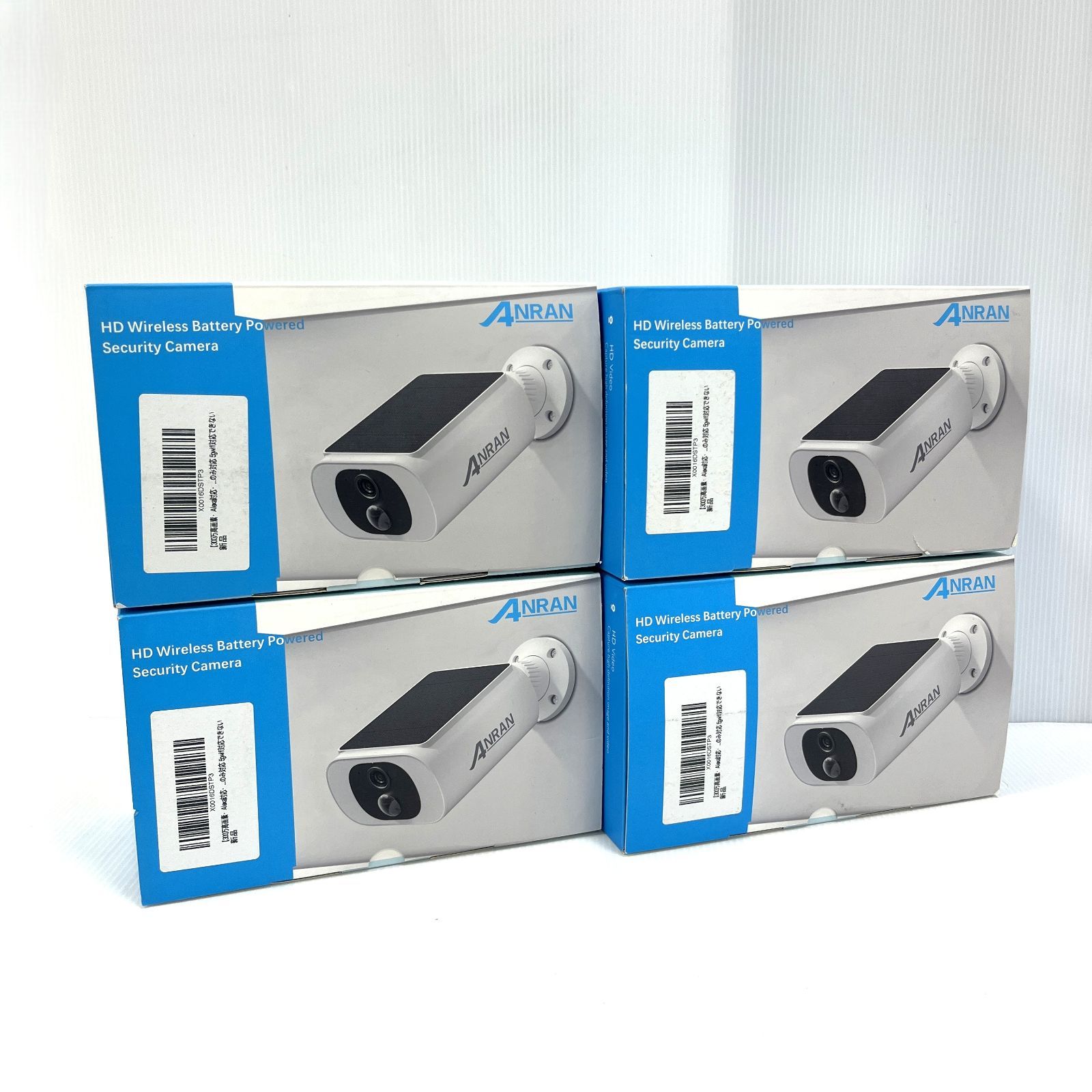 ANRAN 太陽光発電地 無線セキュリティカメラ 4点まとめ ソーラー 防犯カメラ GM