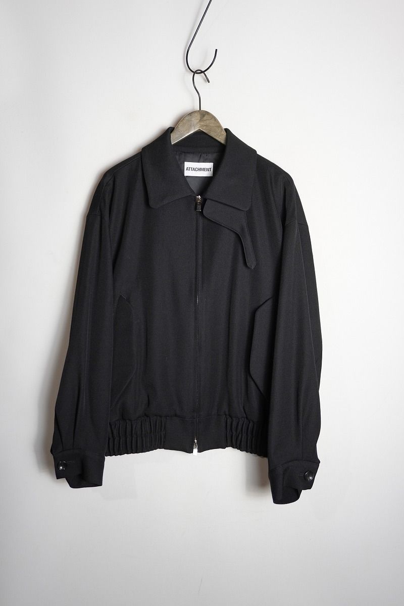 ジャケット・アウター attachment 美品 24AW ATTACHMENT アタッチメント 2/48 WO KERSEY ZIP UP BOMBER