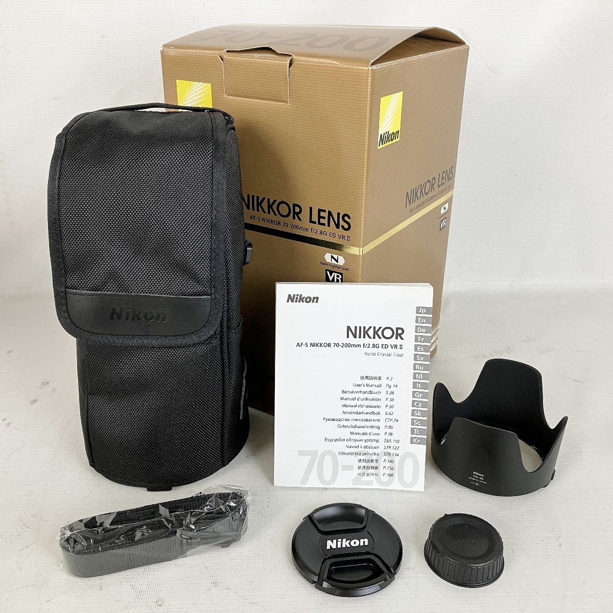 Nikon AF-S NIKKOR 70-200mm F2.8G II ED VR ニコン ニッコール FXフォーマット用 望遠 ズームレンズ 元 Y10589617