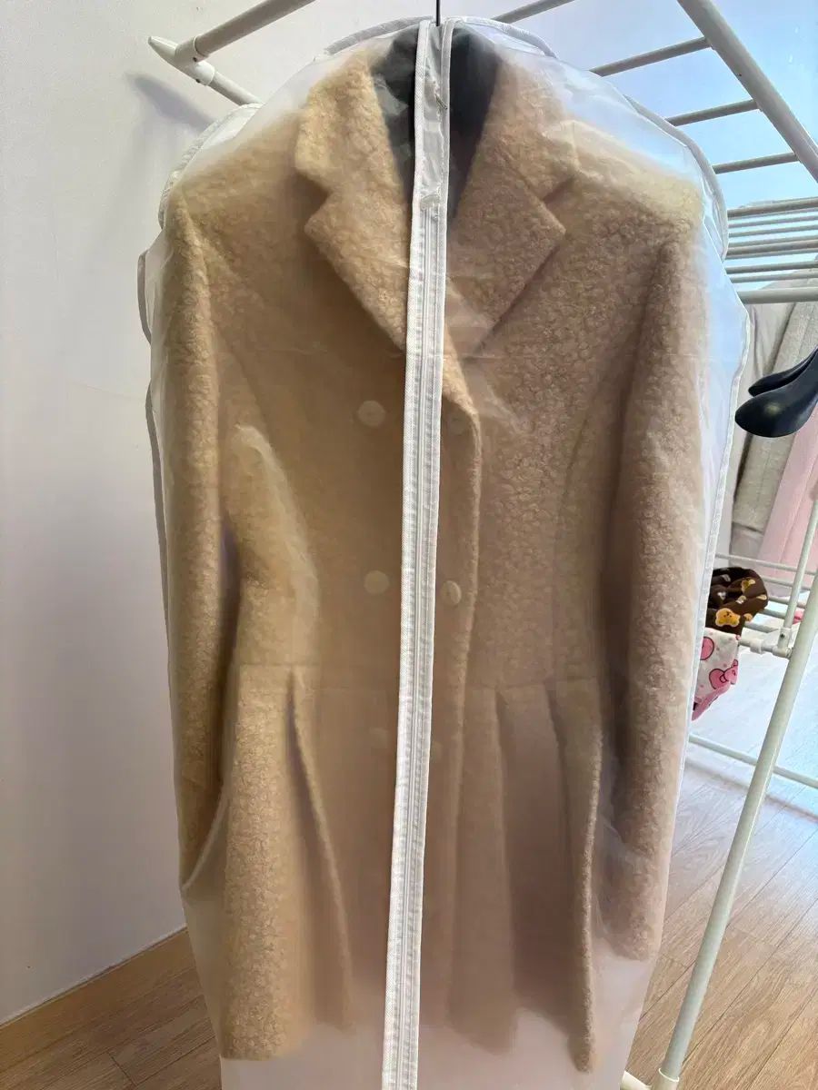  HELDER ブークレ ONE PIECE スモールサイズ 長袖 七分袖 ひざ丈ワンピース