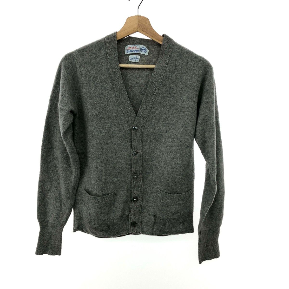 Ballantyne カシミヤ100 カーディガン ニット バランタイン 80s ballantyneバランタイン ヴィンテージ カシミアカーディガン