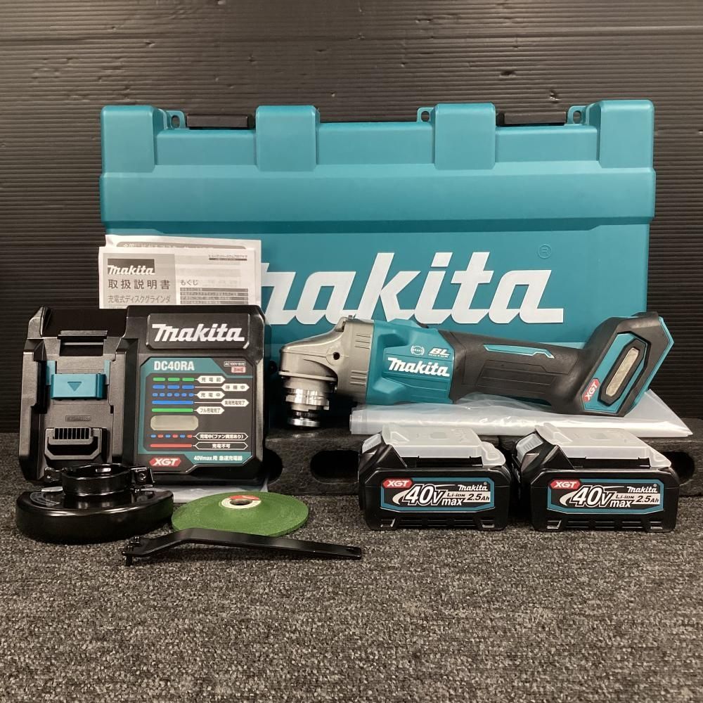 マキタ makita GA001GRDX 100mm 40V充電式ディスクグラインダー 202