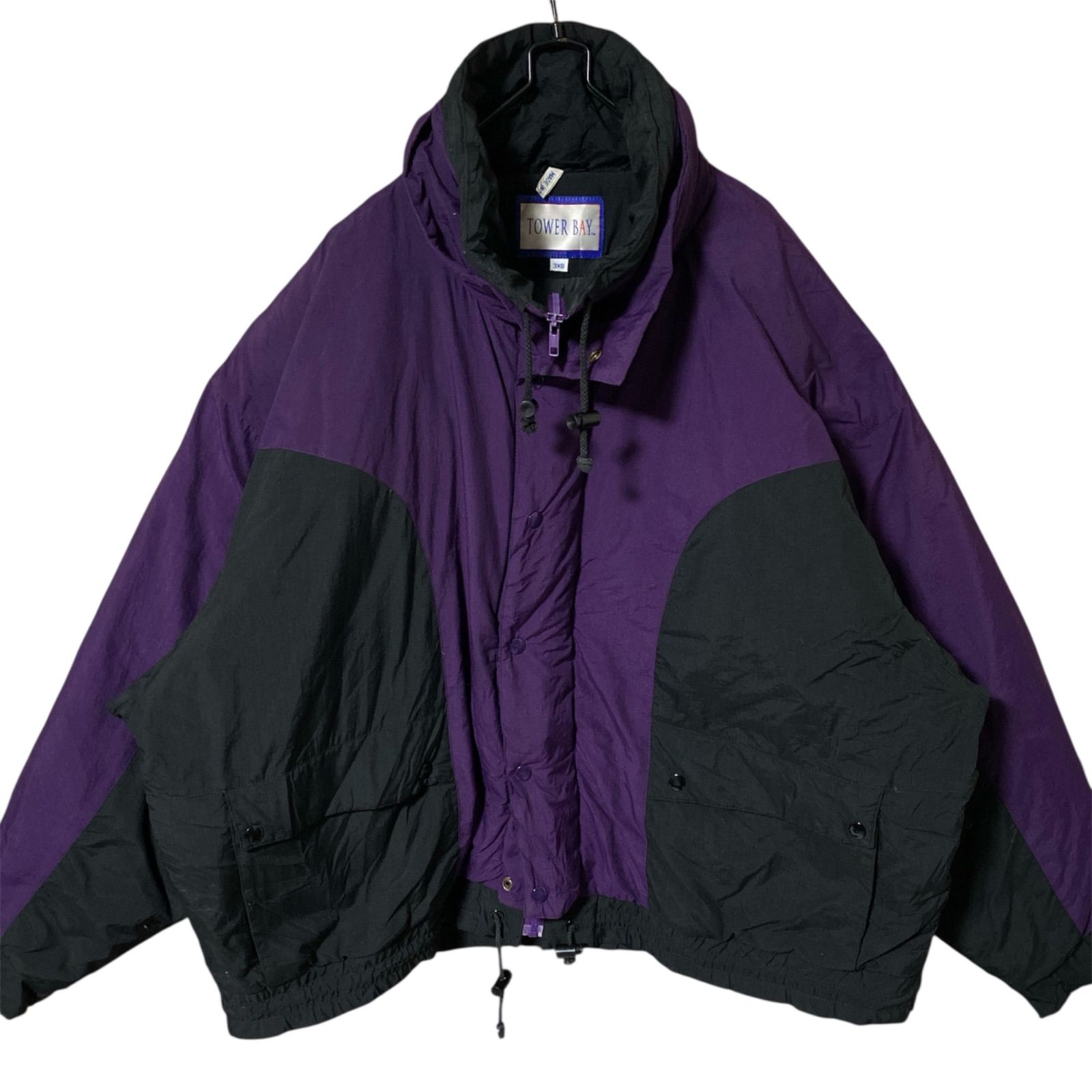 91年製 patagonia パタゴニア バイカラー フェザーウェイトジャケット 