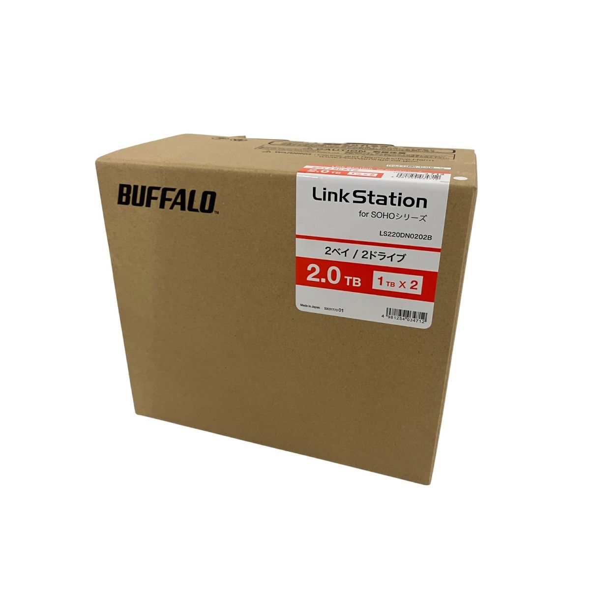 BUFFALO LinkStation for SOHOシリーズ LS220DN0202B 2ドライブ 2.0TB B10602031