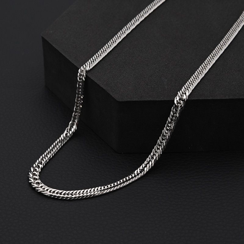 PT850(プラチナ) 喜平ネックレス 12面カットトリプル 30.5g 50cm 新品 