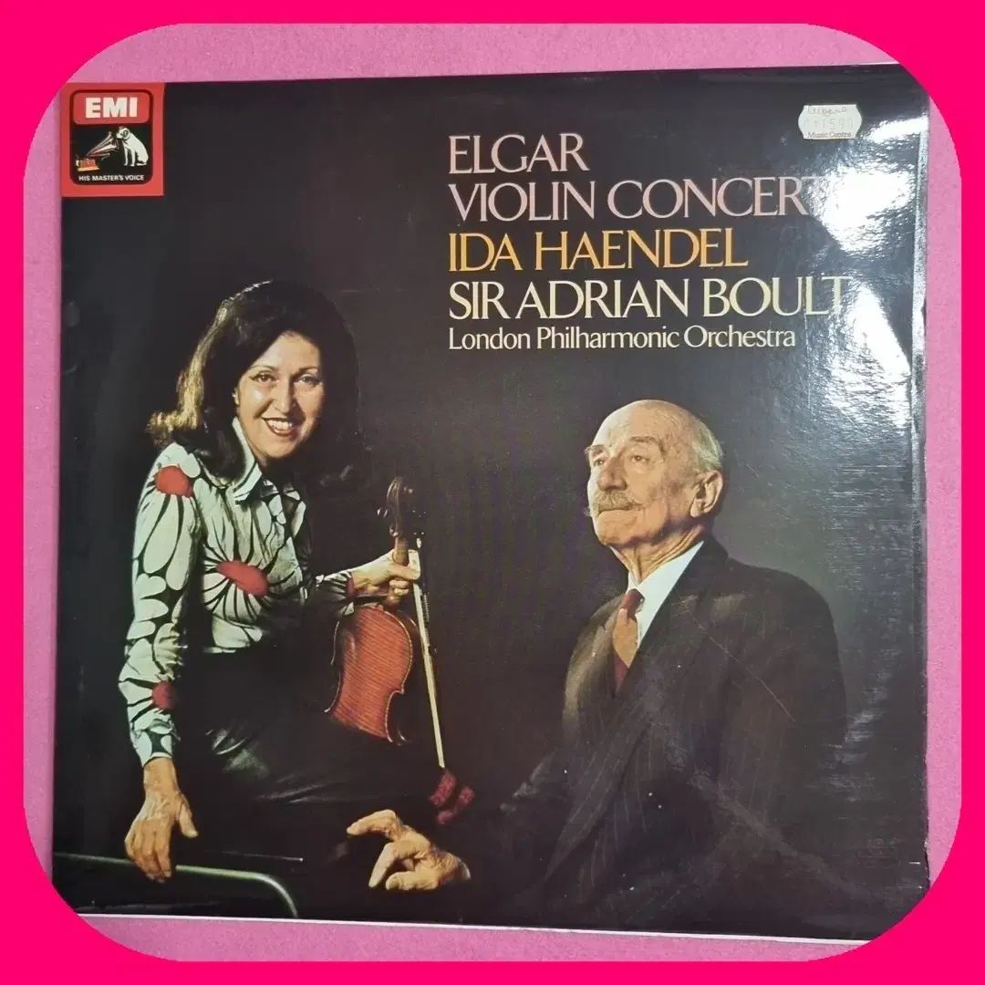 EMI エルガ バイオリン 協奏曲 LP NM M
