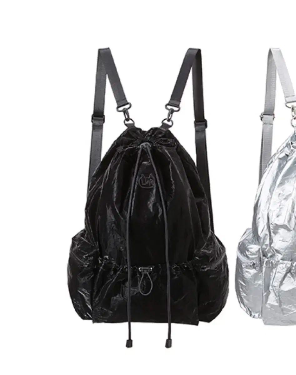 LMRシンボルロゴタイベックスシャーリングバッグ ブラック