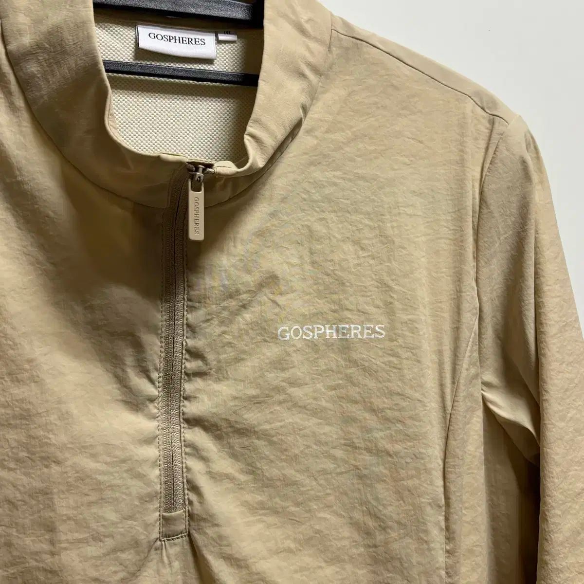  ゴスフィア ハーフジップアップ トップス M ベージュ その他 レディースウェア