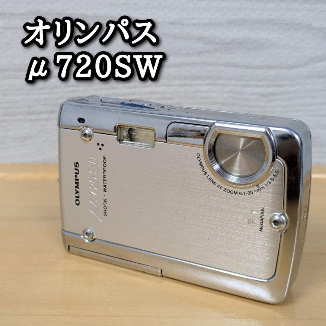 オリンパス OLYMPUS オリンパス ミュー μ720SW デジカメ ジャンク 通電