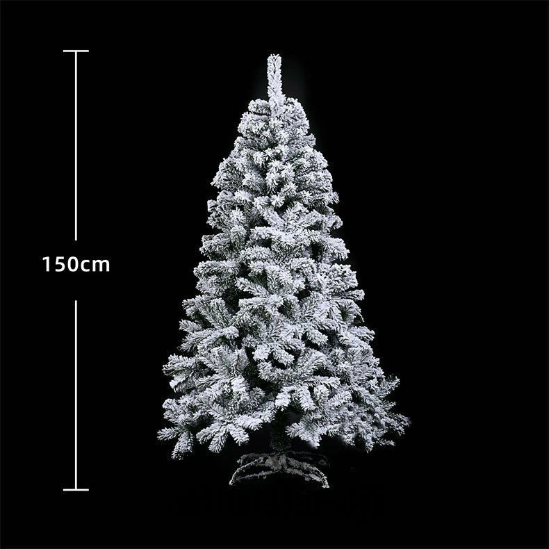 クリスマスツリー クリスマスツリーセット ヌードツリー 雪化粧 150cm 180cm 210cm オーナメントセット イルミネーション LEDライ