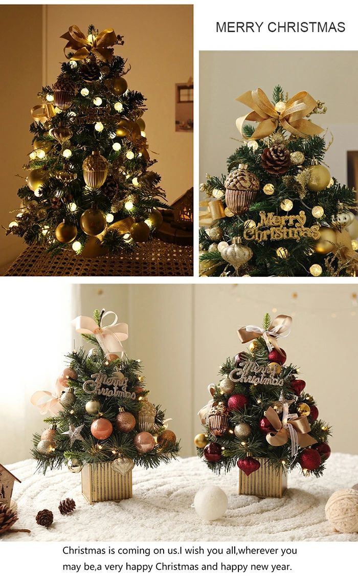 90cm追加 クリスマスツリー 卓上 45cm 60cm 北欧 小型 ミニツリー クリスマス飾り 電池式 LEDイルミネーション オーナメント LEDライト