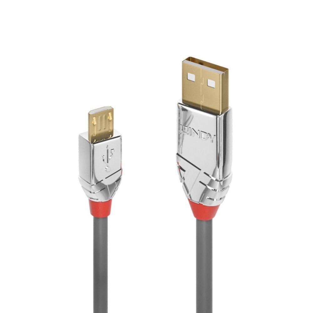 LINDY 3 m CROMO LINE USB 2.0 Type-A to Micro-Bケーブル 型番 36653