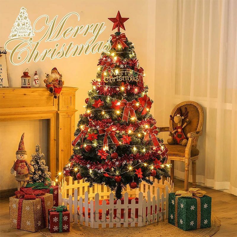 クリスマスツリー 卓上 60cm 90cm ミニツリー クリスマス飾り LEDライト付き イルミネーション 電池式 オーナメント おしゃれ キ