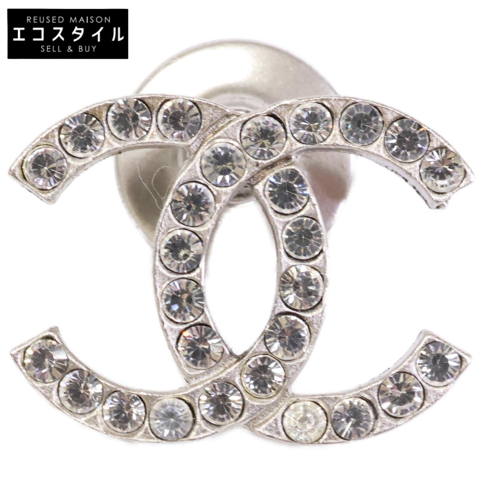 CHANEL シャネル ラインストーン ココマーク ピン