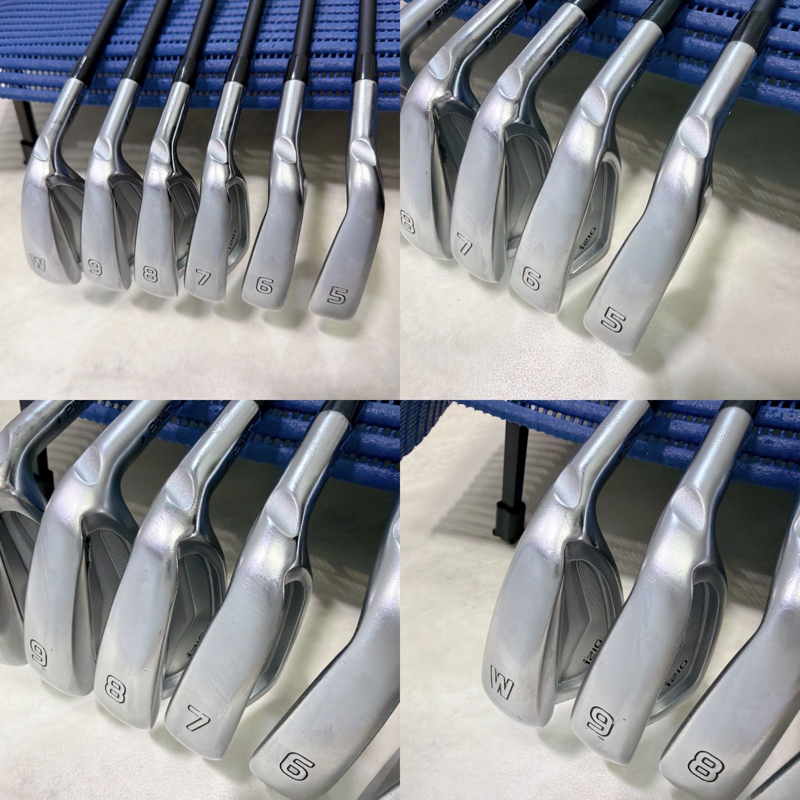 名器 PING i210 アイアン 5-PW 計6本セット TRAVIL 105 S メンズ 右