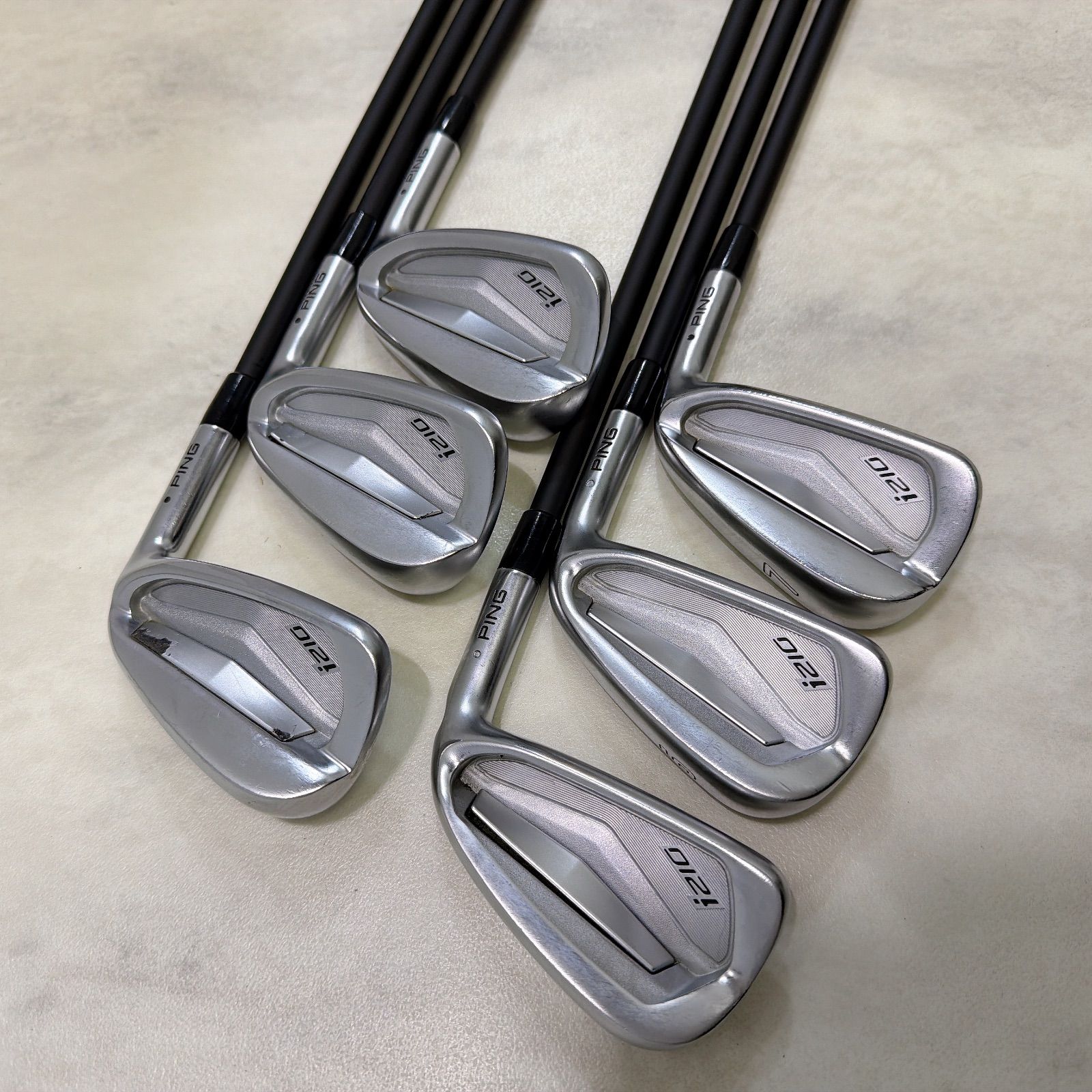 名器 PING i210 アイアン 5-PW 計6本セット TRAVIL 105 S メンズ 右