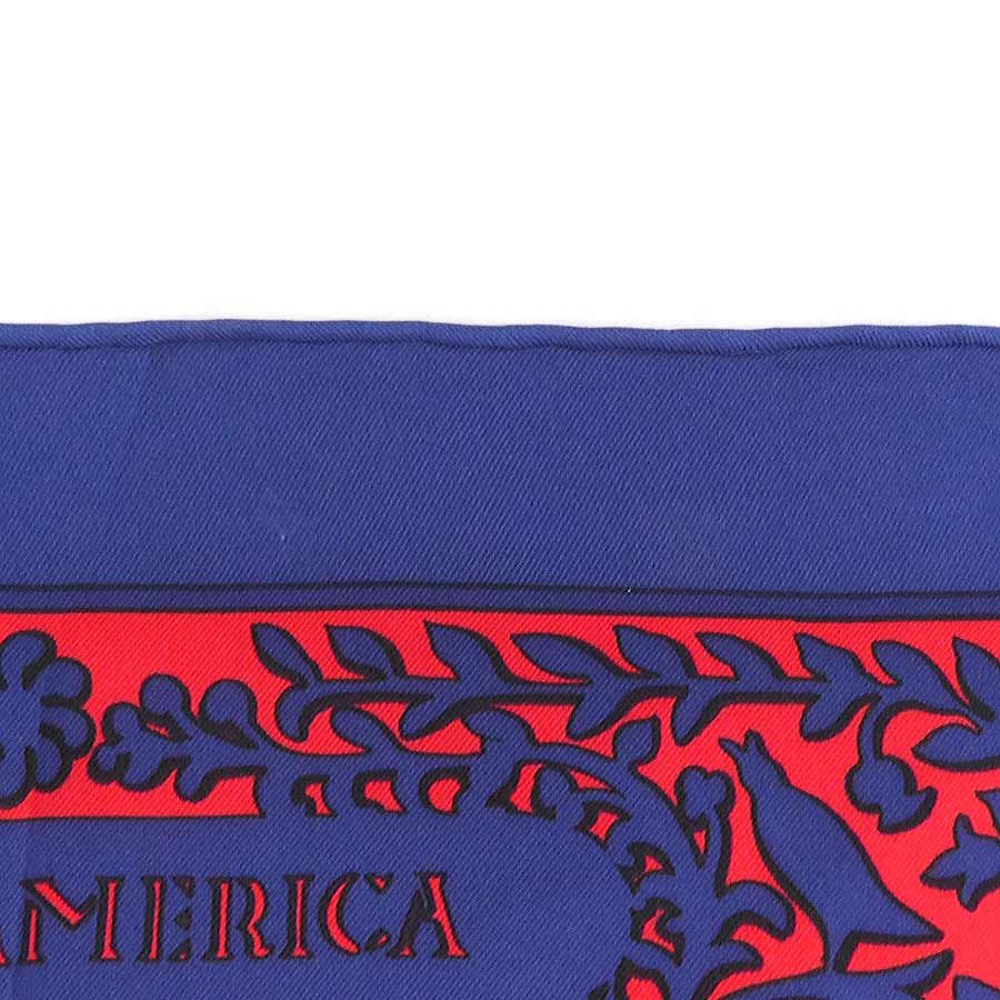 エルメス HERMES スカーフ カレ90 古き良きアメリカ EARLY AMERICA