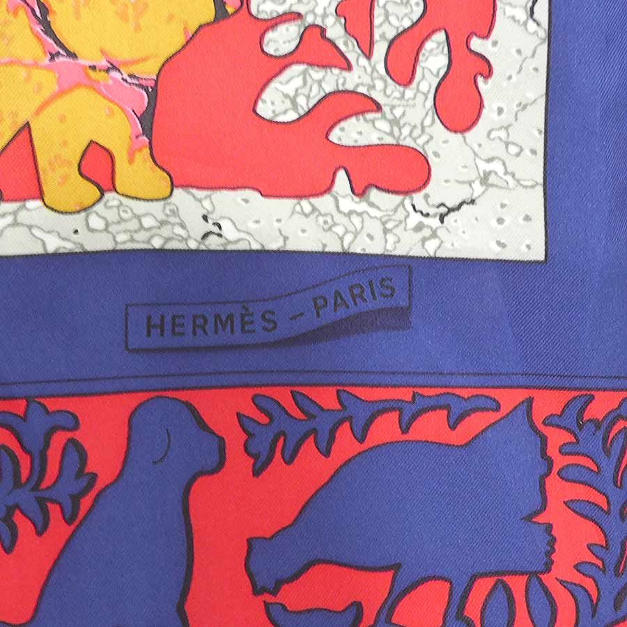 エルメス HERMES スカーフ カレ90 古き良きアメリカ EARLY AMERICA