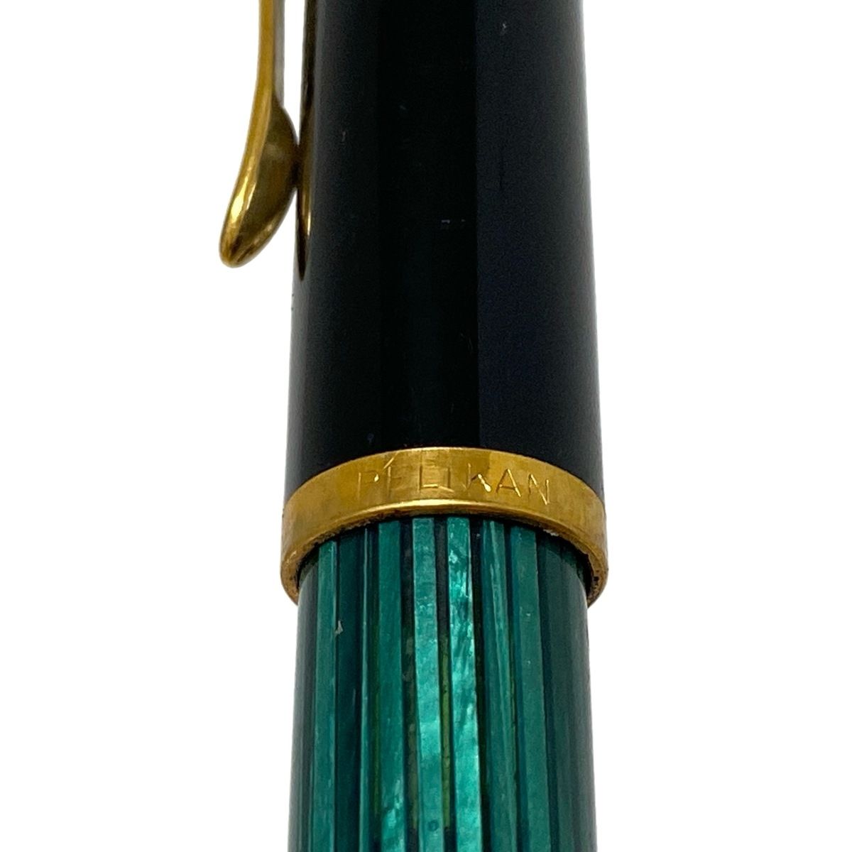 Pelikan ペリカン 万年筆 400 ダークグリーン×黒×ゴールド ヴィンテージ 1950年代 インクなし ペン先14 C-585