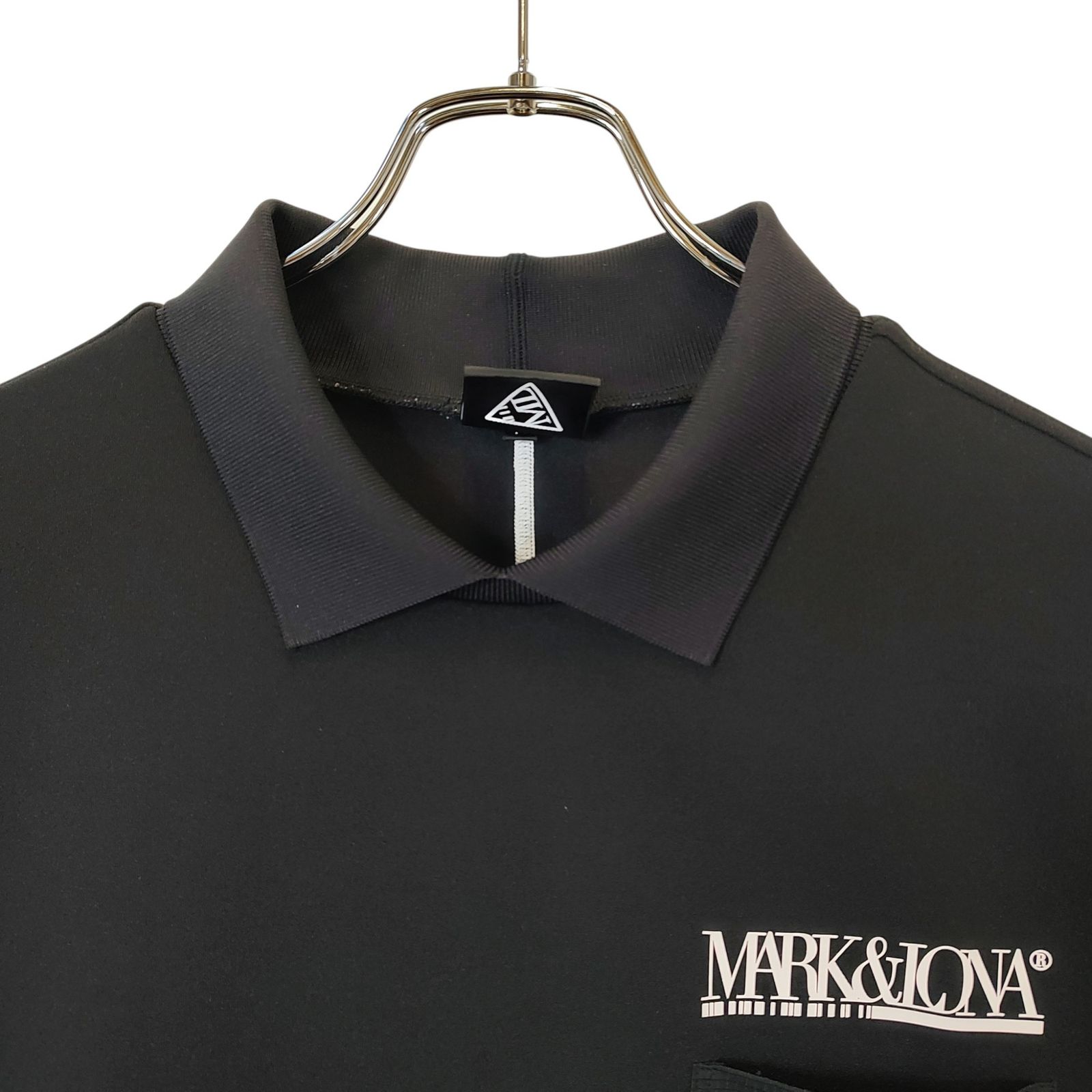 MARK&LONA マークアンドロナ 黒 ポロシャツ 半袖 ブラック L