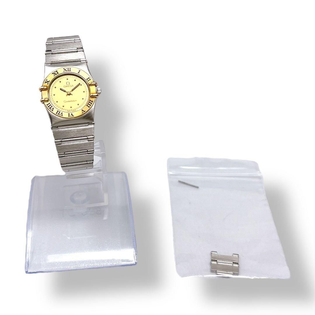 オメガ コンステレーション ミニ K 18 コンビ レディース 腕時計 稼働