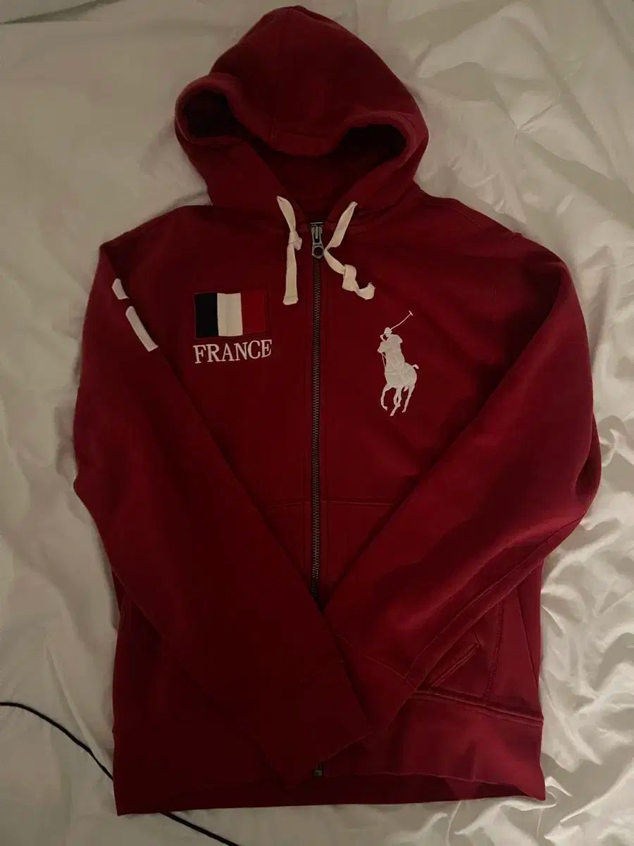 ポロ フランス ビックポニー フードジップアップ