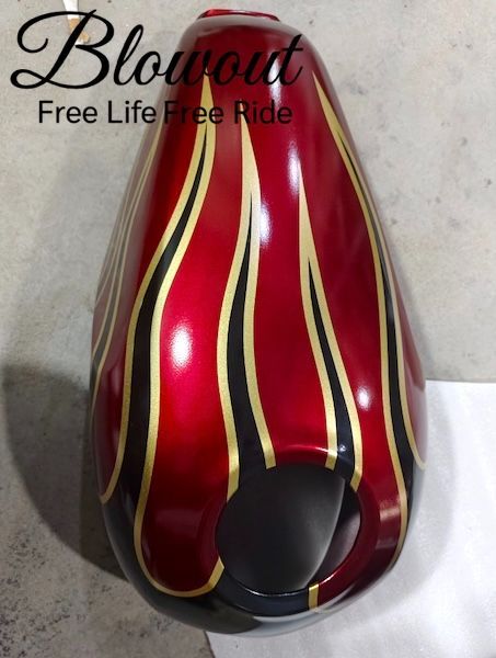 Blowout Rebel 500 250 タンクカバー シェル CMX HONDA ホンダ レブル フレイムス フェアリング 燃料タンク クイックリリース