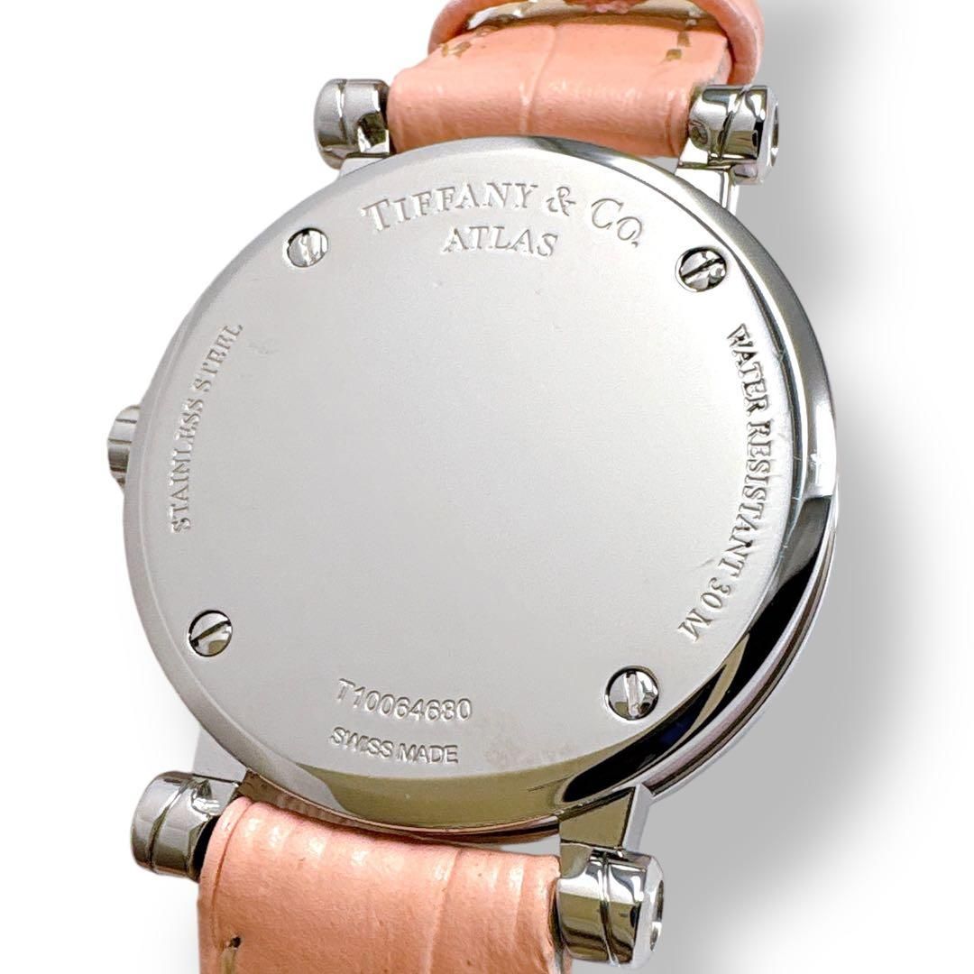 ティファニー アトラス Z1301 革ベルト クォーツ ピンク レディース 時計 ティファニー アトラス Z1300 革ベルト ピンク レディース 時計