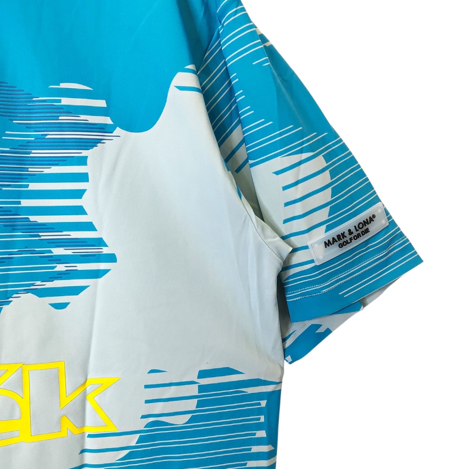 MARK＆LONA マークアンドロナ ゴルフ 25SS FLOW CAMO MOCK NECK TEE