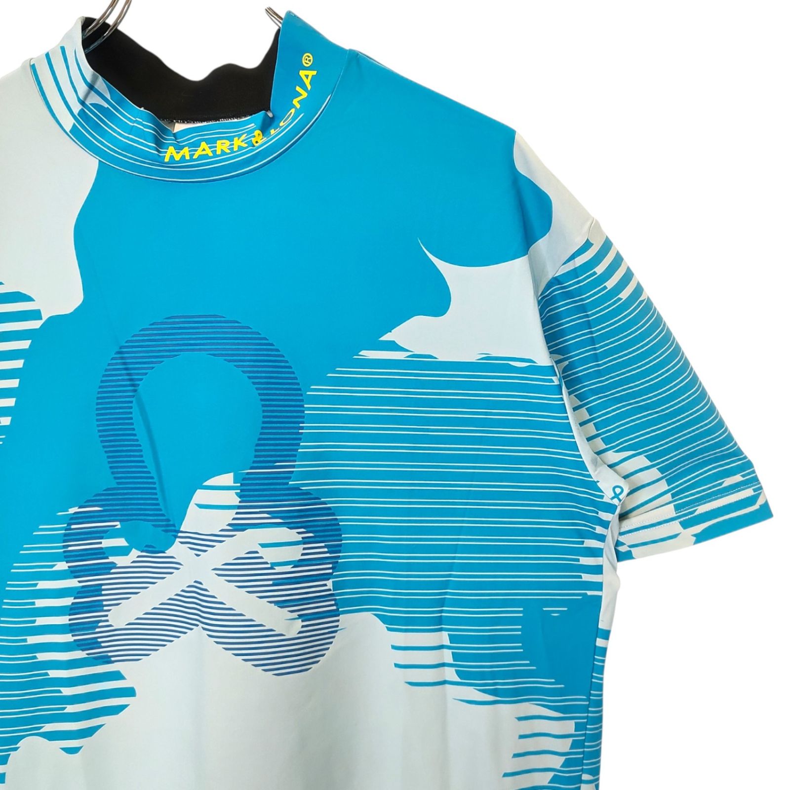 MARK＆LONA マークアンドロナ ゴルフ 25SS FLOW CAMO MOCK NECK TEE