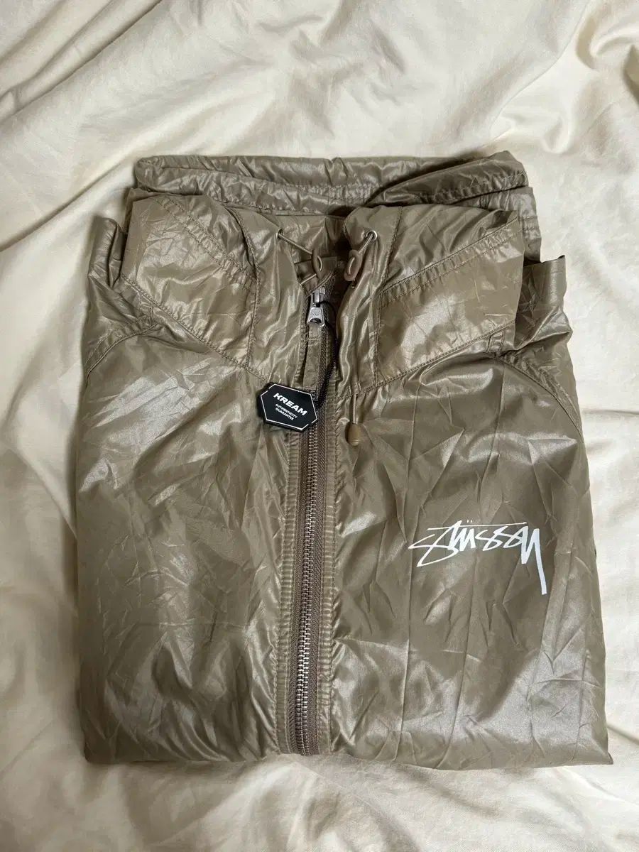 STUSSY ステューシー ビーチシェル リンクル ナイロン ブラウン