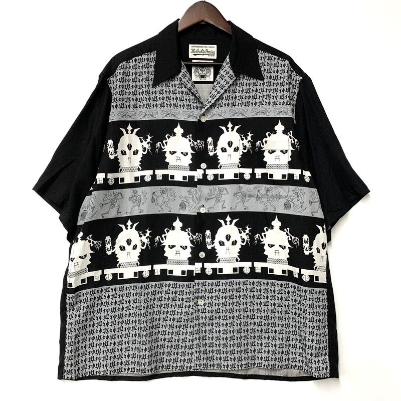 品 WACKO MARIA ワコマリア × WOLF’S HEAD ウルフズヘッド HAWAIIAN SHIRT TYPE-1 ハワイアンシャツ 半袖 トップス 142-251108-as-10-izu