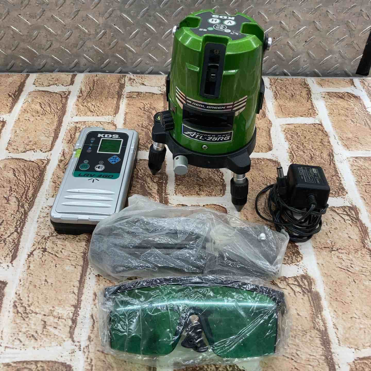 KDS リアルグリーン レーザー墨出し器 縦 横 ATL 25 RG