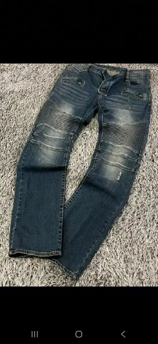 BALMAIN バルマン バイカーデニム デニム パンツ 33-35