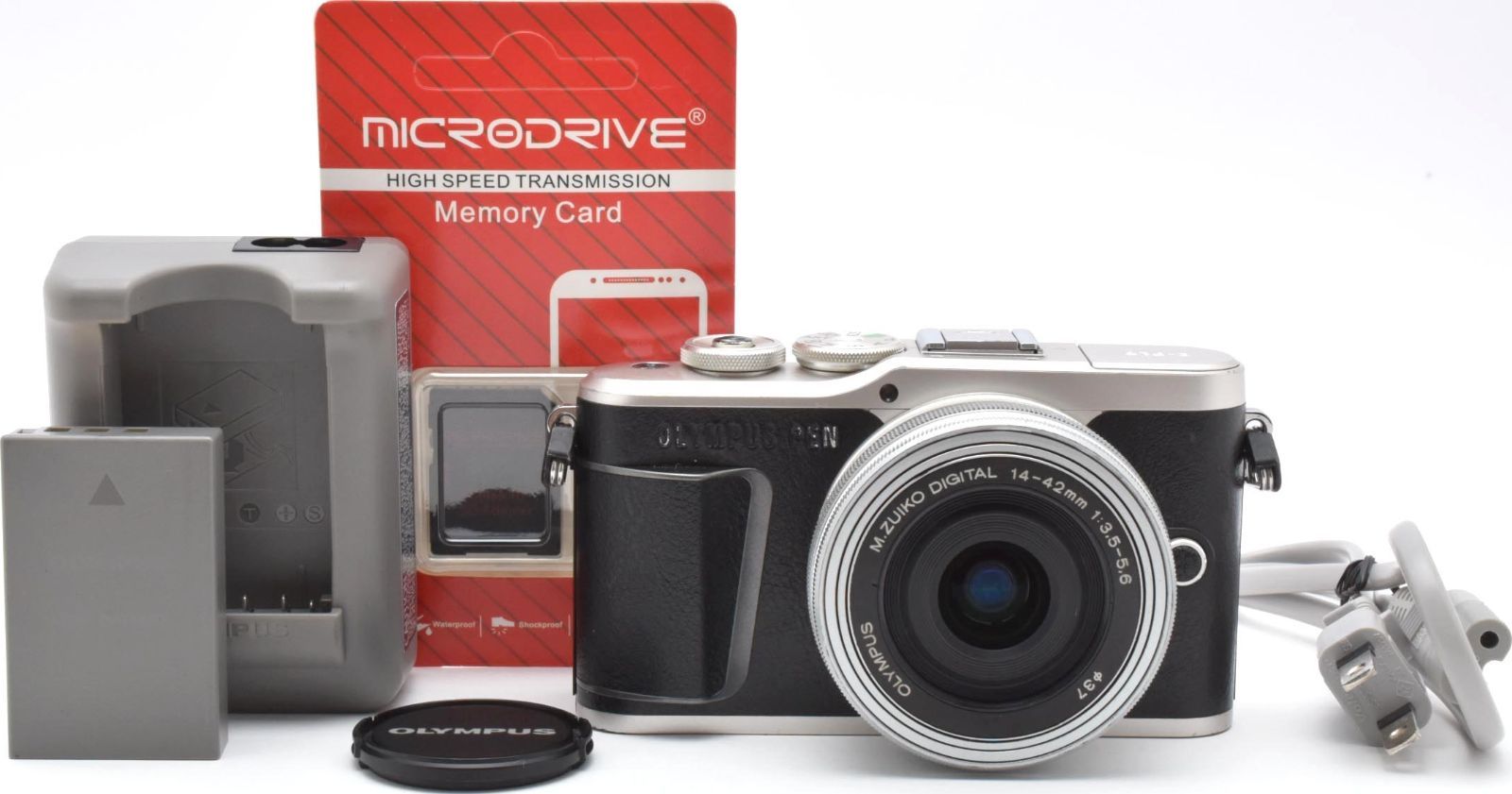 K07 7024 23 オリンパス OLYMPUS PEN E-PL9 ボディ EZ 14-42mm レンズキット ショット数 3 631回